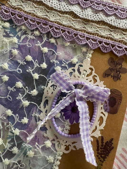 Back in Stock!!!  Handcrafted Bookmark & Journal - Gifting Set - Purple