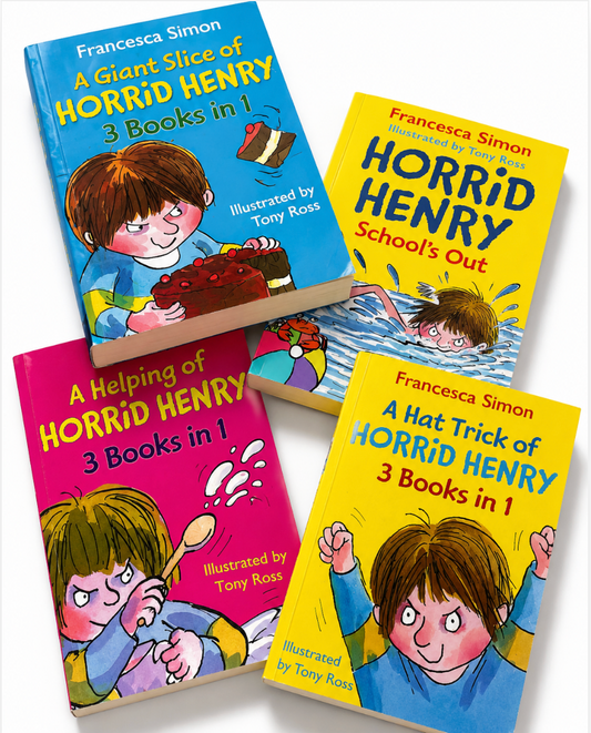 Horrid Henry Book-Set of four📚