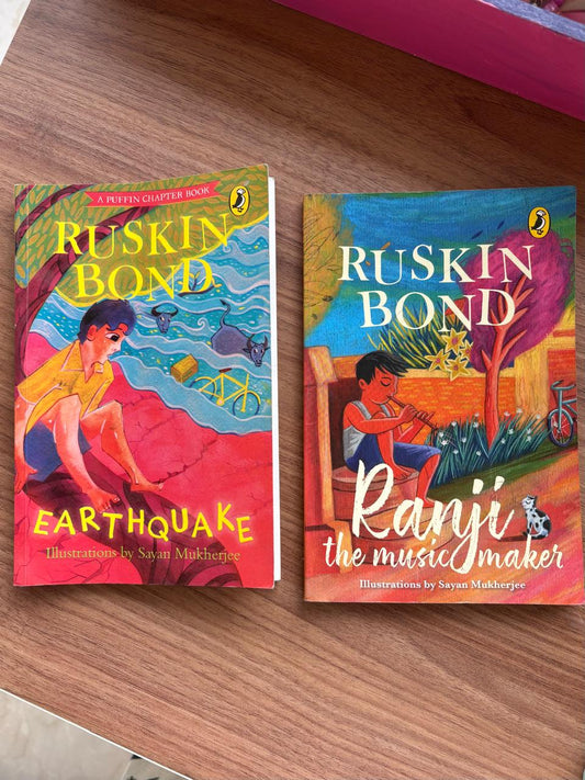 Ruskin Bond - set of 2- Earthquake & Ranji the music maker